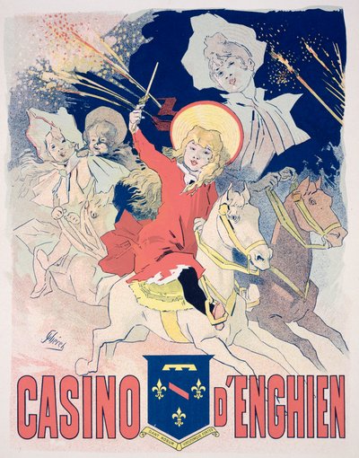 Riproduzione di un poster pubblicitario del 